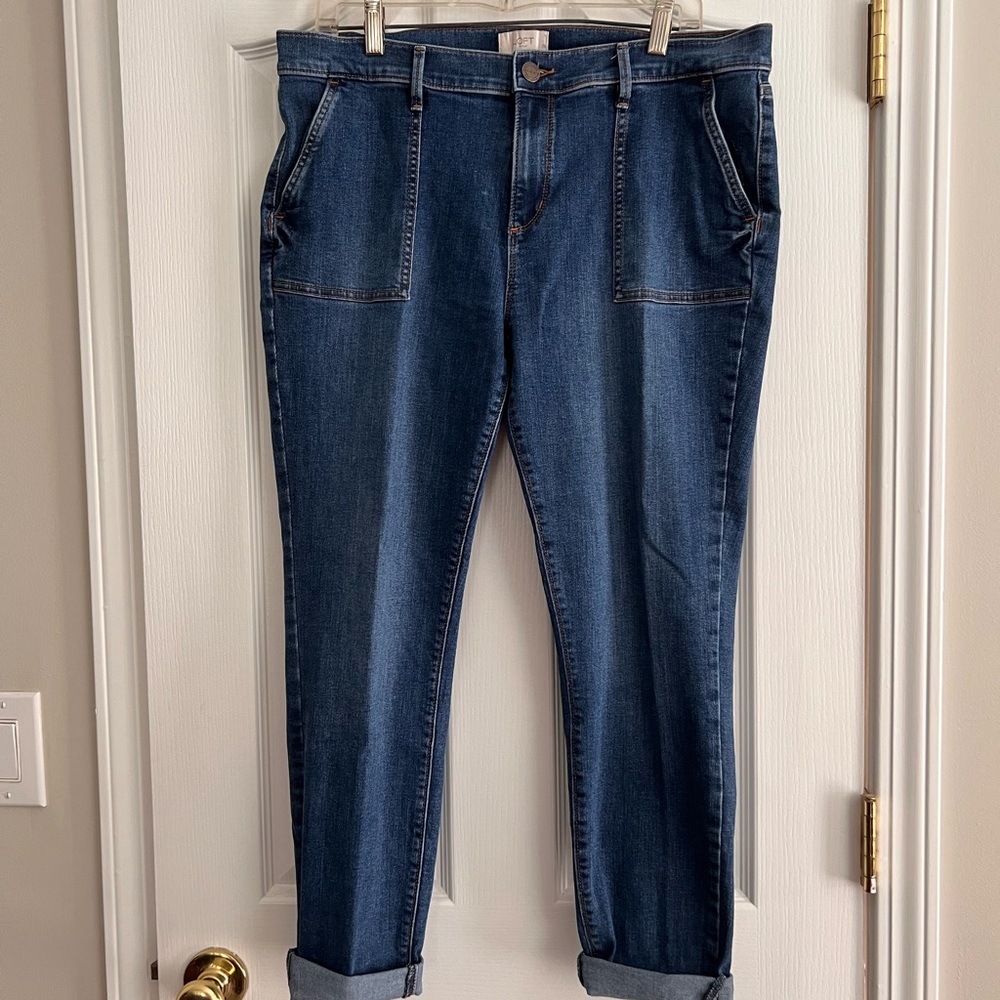 LOFT cuffed bottom jeans - size 14